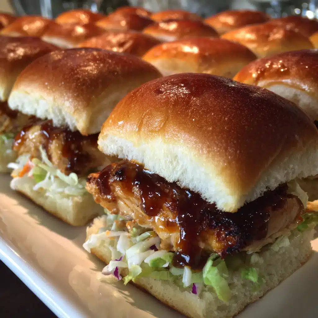 BBQ Chicken Sliders for a Crowd