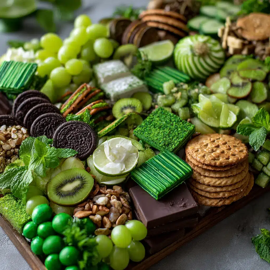 Easy Green Dessert Board for Parties