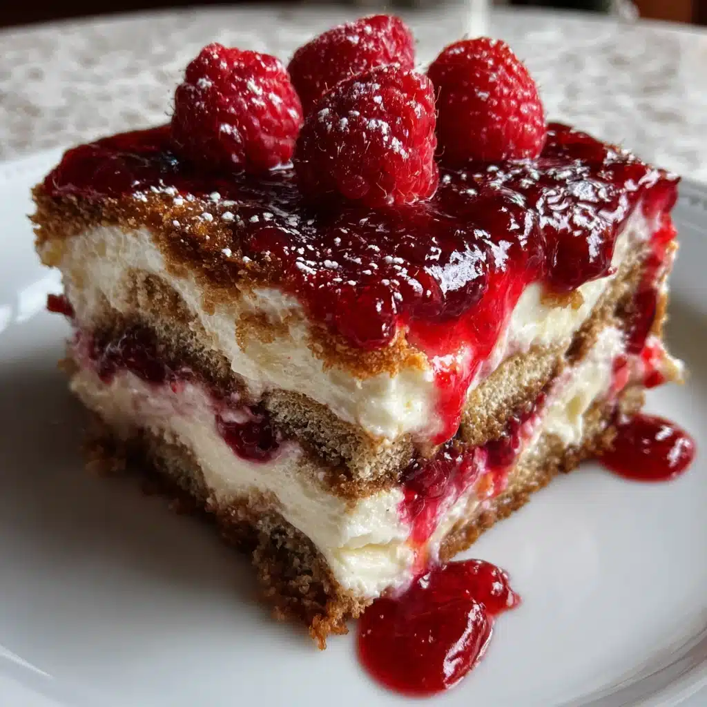 Easy Raspberry Tiramisu with Fresh Berry Flavor
