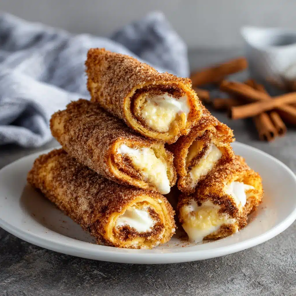 Guilt-Free Crispy Keto Cinnamon Cream Cheese Roll Ups