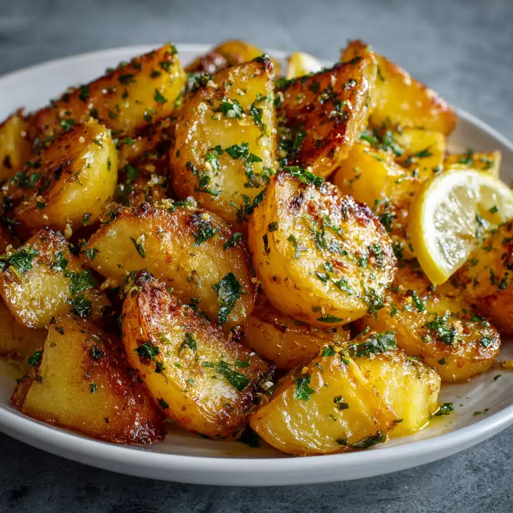 Make Crispy Greek Potatoes With Lemon Flavor